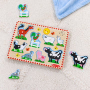 Farm Animals Sound Puzzle - 8 Pieces M1