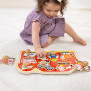 Farm Friends Jumbo Peg Puzzle - 8 Pieces N5