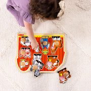 Farm Friends Jumbo Peg Puzzle - 8 Pieces N5
