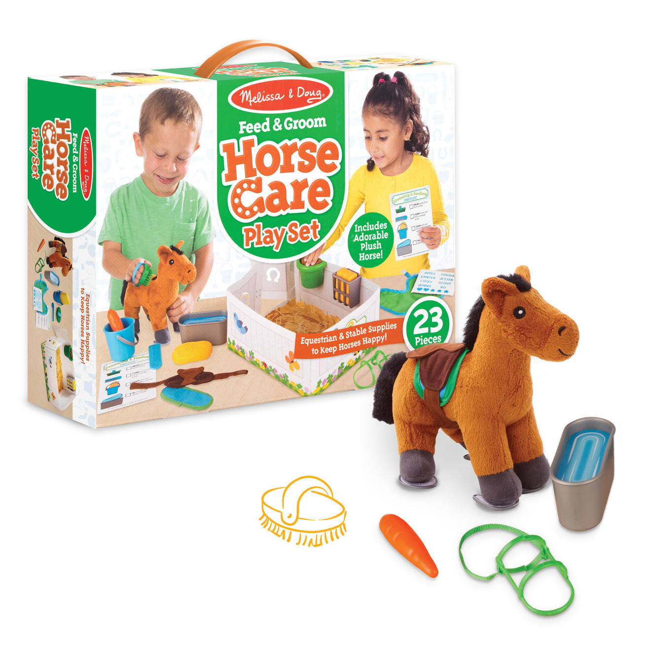 Feed & Groom Horse Care Play Set Z7