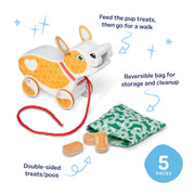 Feed, Walk & Poo Pup Play Set O6