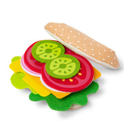 Felt Food Sandwich Play Set W2