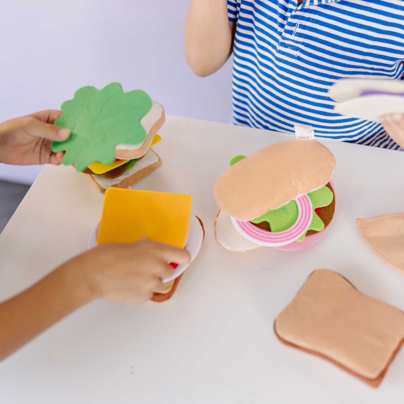 Felt Food Sandwich Play Set W2