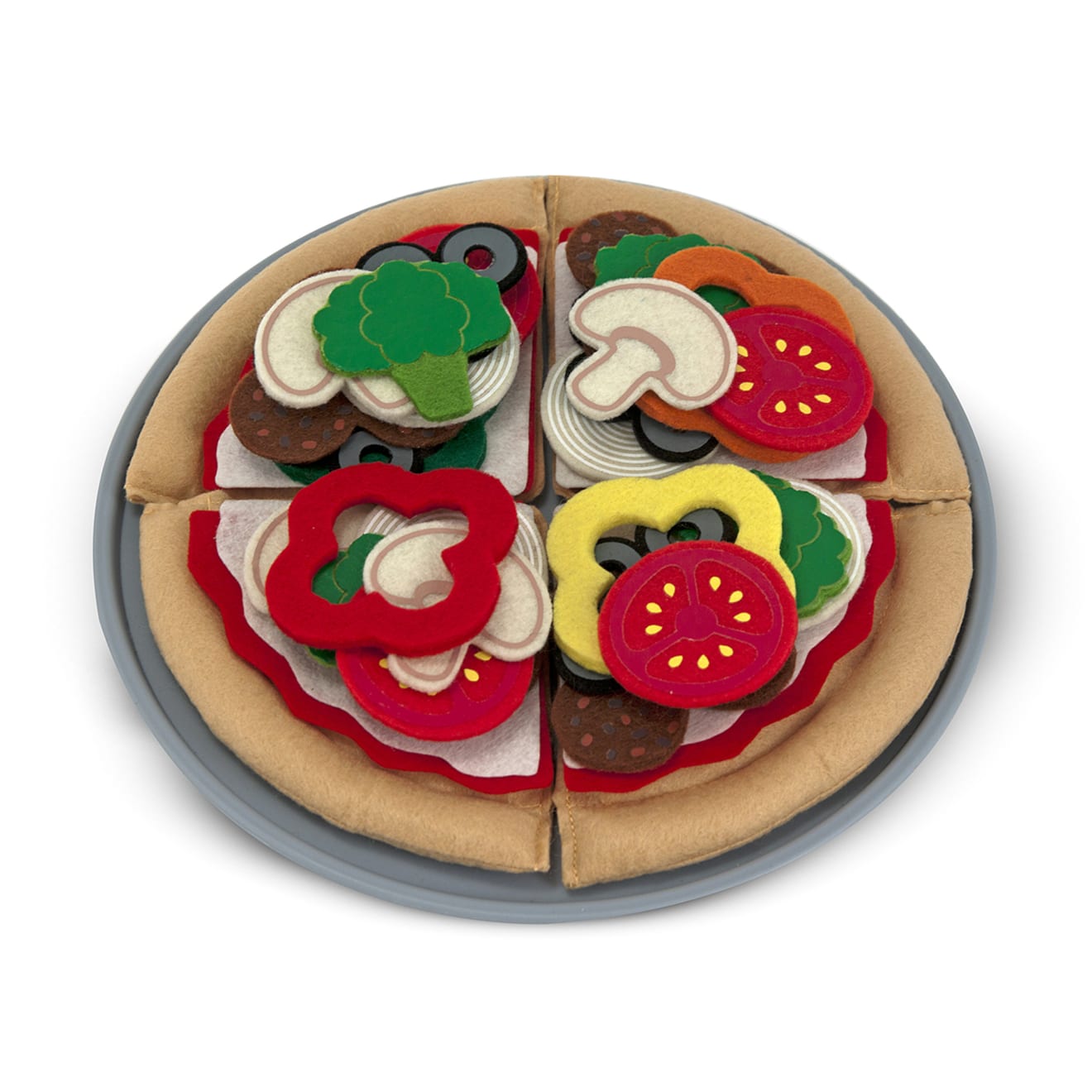 Felt Play Food - Pizza Set F9