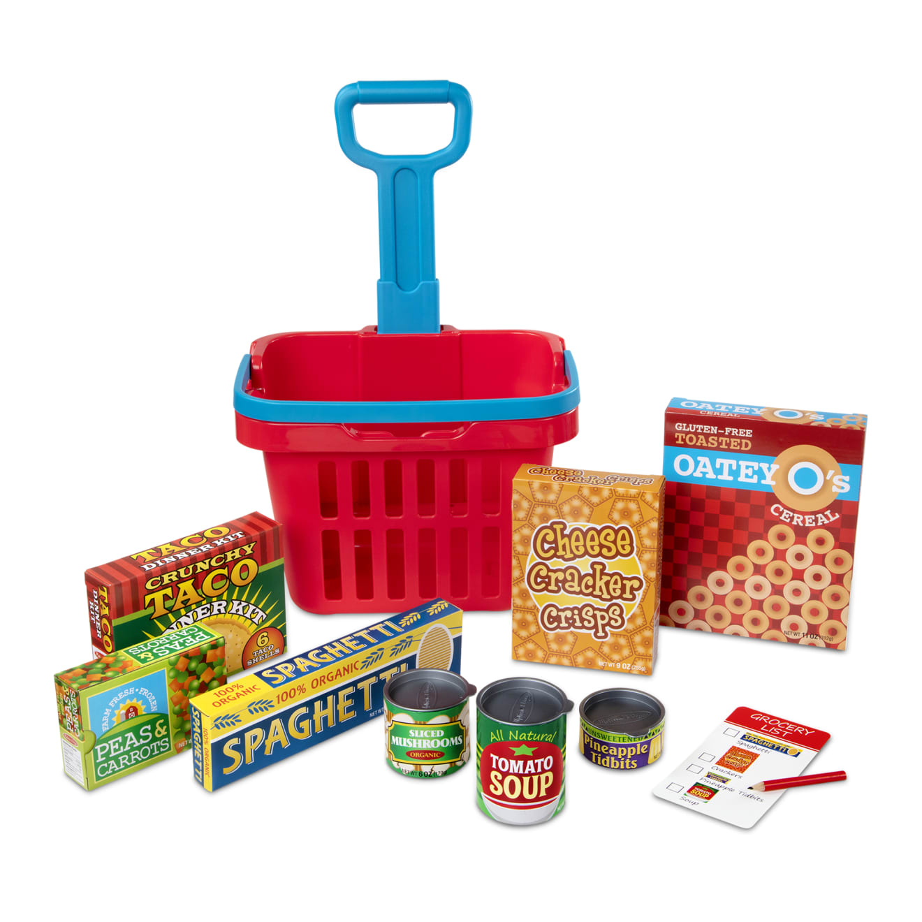 Fill & Roll Grocery Basket Play Set H9