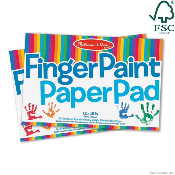 Finger Paint Paper Pad 2-Pack U7