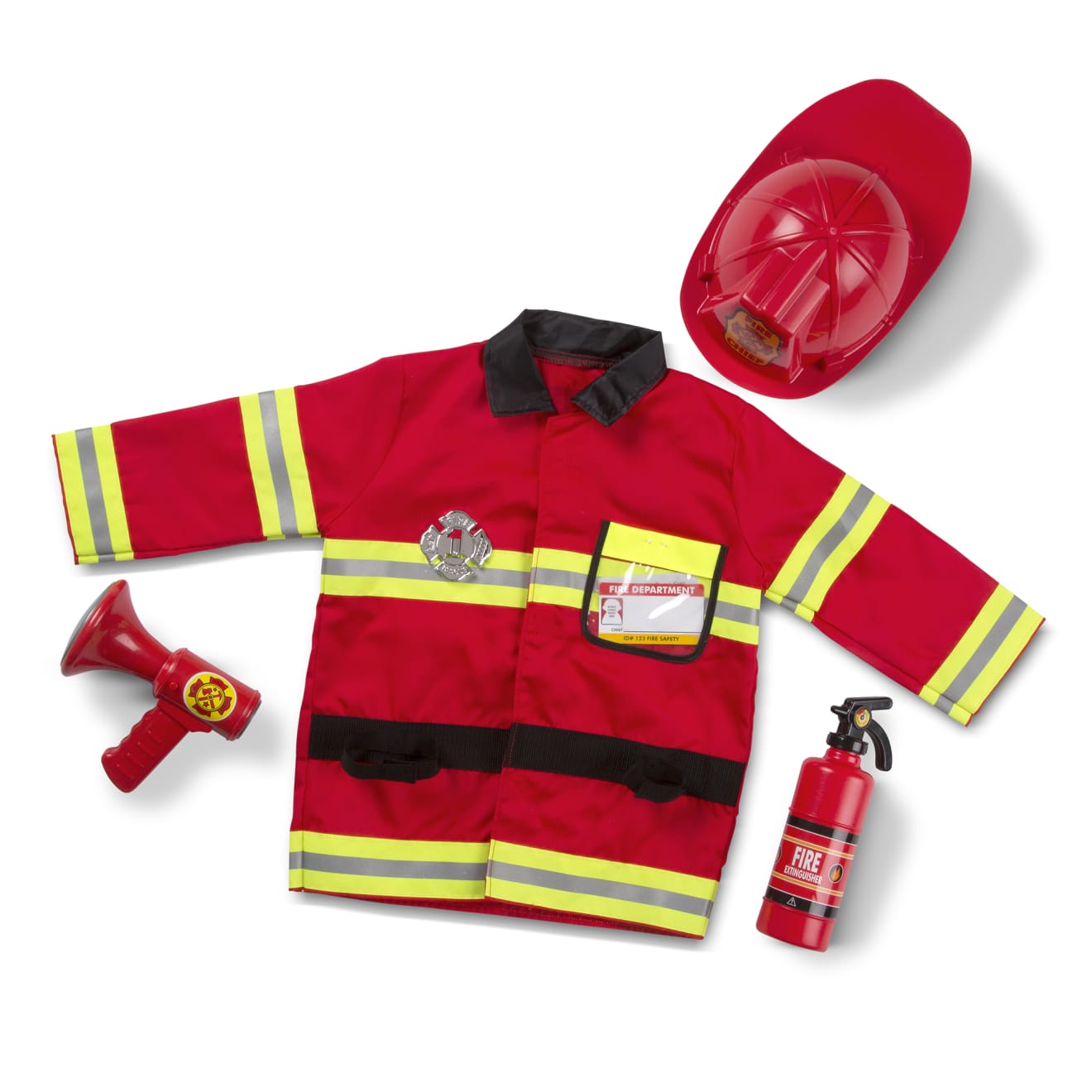Fire Chief Role Play Costume Set B2