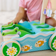 First Play Chomp & Clack Alligator Push Toy M9