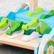First Play Chomp & Clack Alligator Push Toy M9