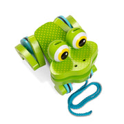 First Play Frolicking Frog Wooden Pull Toy Q8