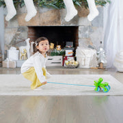 First Play Frolicking Frog Wooden Pull Toy Q8