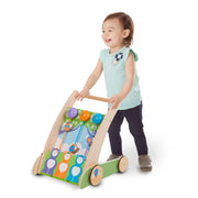 First Play Wooden Ring and Ding Forest Friends Push Toy K8