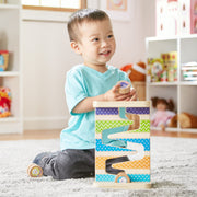 First Play Wooden Safari Zig-Zag Tower O5