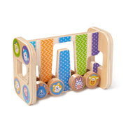 First Play Wooden Safari Zig-Zag Tower O5