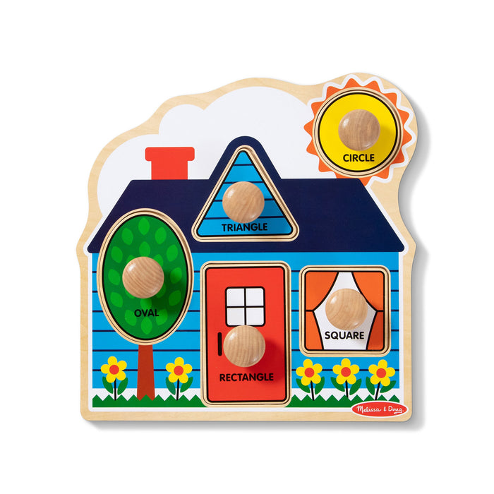 First Shapes Jumbo Peg Puzzle - 5 Pieces M7