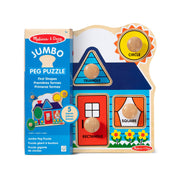 First Shapes Jumbo Peg Puzzle - 5 Pieces M7