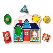 First Shapes Jumbo Peg Puzzle - 5 Pieces M7