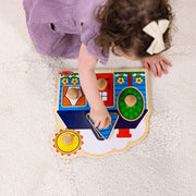 First Shapes Jumbo Peg Puzzle - 5 Pieces M7