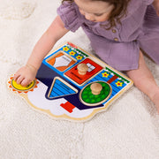 First Shapes Jumbo Peg Puzzle - 5 Pieces M7