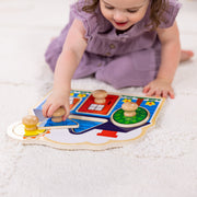 First Shapes Jumbo Peg Puzzle - 5 Pieces M7
