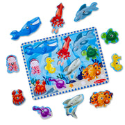 Fishing Magnetic Puzzle Game - 10 Pieces N3