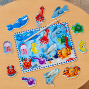 Fishing Magnetic Puzzle Game - 10 Pieces N3