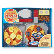 Flip & Serve Pancake Set - Wooden Play Food V5