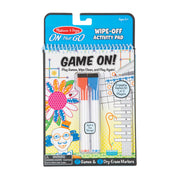 Game On! Wipe-Off Activity Pad - On the Go Travel Activity B4