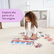Giant Fire Truck Floor Puzzle - 24 Pieces S5