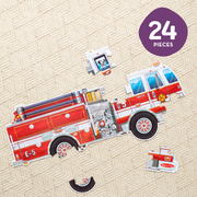Giant Fire Truck Floor Puzzle - 24 Pieces S5