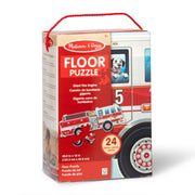 Giant Fire Truck Floor Puzzle - 24 Pieces S5