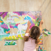 Glow-in-the-Dark Unicorn Floor Puzzle - 48 Pieces N0