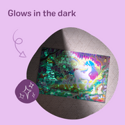 Glow-in-the-Dark Unicorn Floor Puzzle - 48 Pieces N0