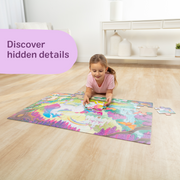 Glow-in-the-Dark Unicorn Floor Puzzle - 48 Pieces N0