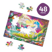 Glow-in-the-Dark Unicorn Floor Puzzle - 48 Pieces N0