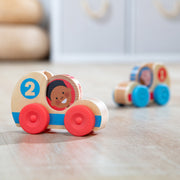 GO Tots Wooden Race Cars F1
