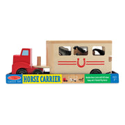 Horse Carrier Wooden Vehicles Play Set N4