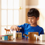 Horse Carrier Wooden Vehicles Play Set N4