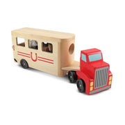 Horse Carrier Wooden Vehicles Play Set N4