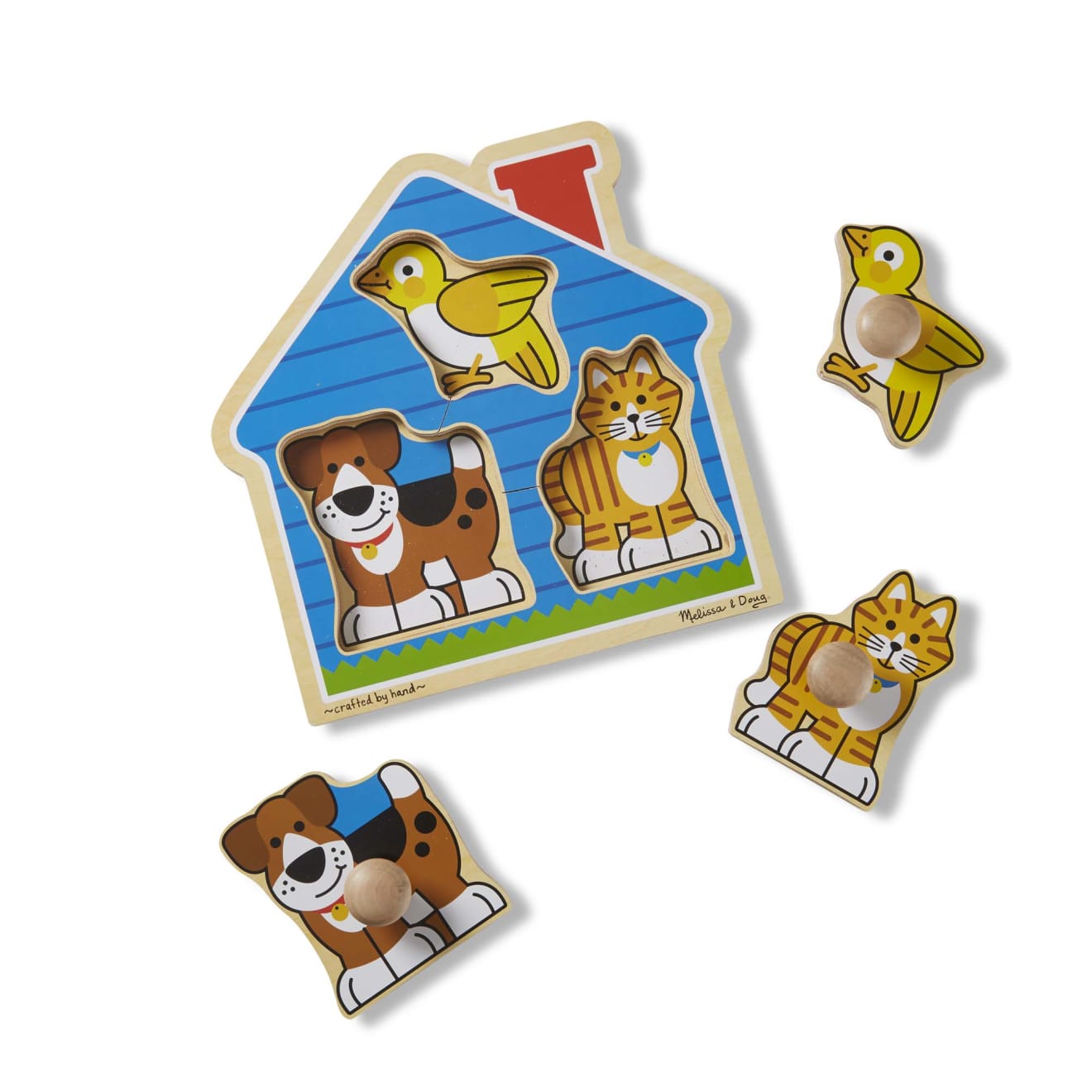 House Pets Jumbo Knob Puzzle - 3 Pieces W8