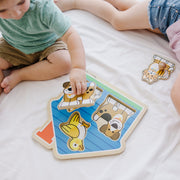 House Pets Jumbo Knob Puzzle - 3 Pieces W8