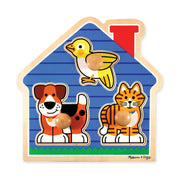 House Pets Jumbo Knob Puzzle - 3 Pieces W8