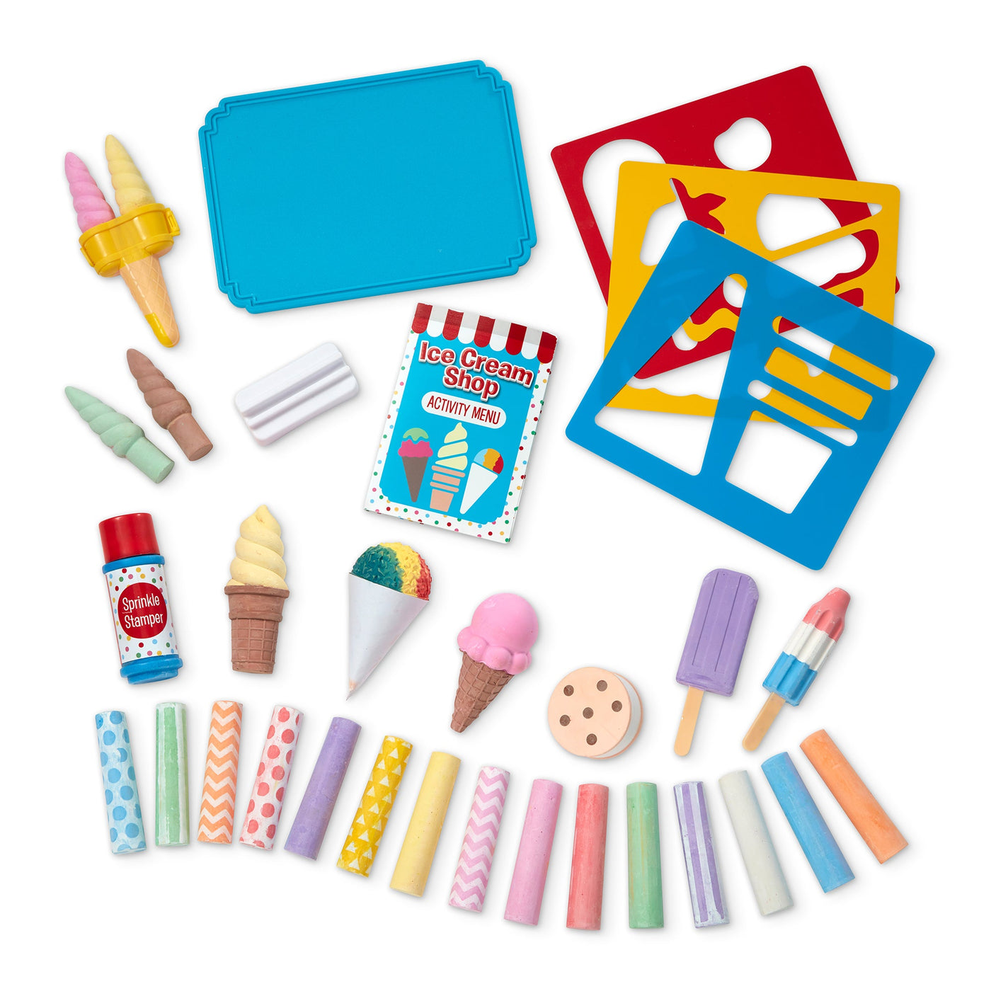 Ice Cream Shop Chalk Play Set L4