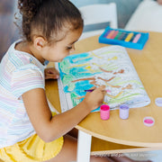 Jumbo 50-Page Kids' Coloring Pad - Horses, Hearts, Flowers, and More H8
