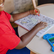 Jumbo 50-Page Kids' Coloring Pad - Space, Sharks, Sports, and More Z6