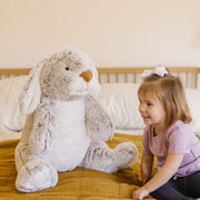 Jumbo Burrow Bunny Stuffed Plush Animal M3