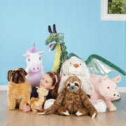 Jumbo Burrow Bunny Stuffed Plush Animal M3