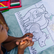 Jumbo Coloring Pad - Animals Z3