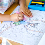 Jumbo Coloring Pad - Princess & Fairy J2