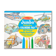 Jumbo Coloring Pad - Vehicles N2